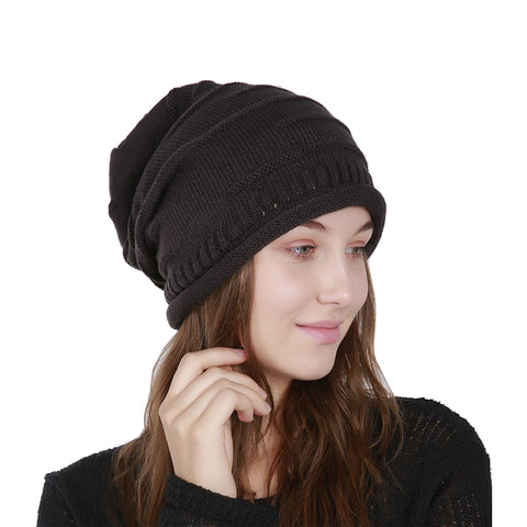 Image of Chunky Knit Skully Beanie Hat - Itopfox