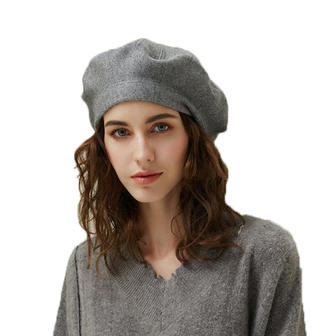 Image of Winter Stylish Beret Hat - Itopfox