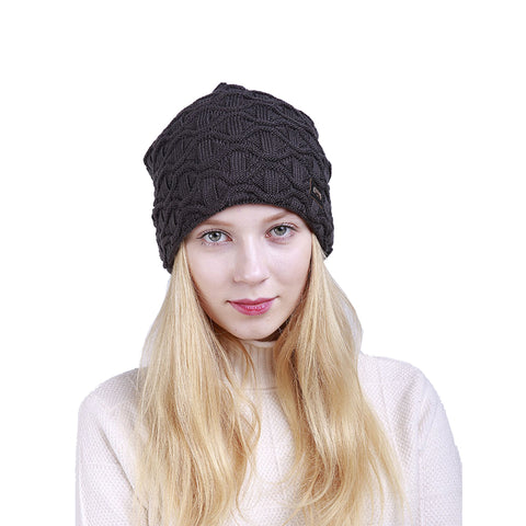 Image of Cable Knit Skullies Cap Beanie - Itopfox