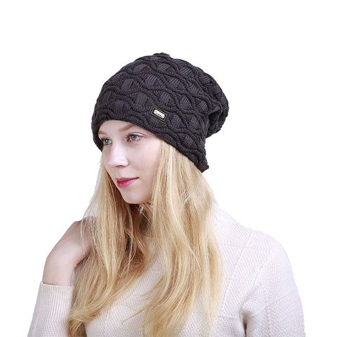 Image of Cable Knit Skullies Cap Beanie - Itopfox
