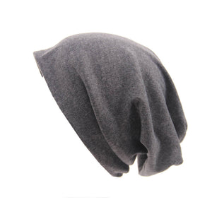 Casual Cotton Knit Skully Beanie Hat - Itopfox