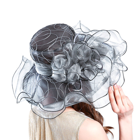 Image of Organza Tea Party Kentucky Derby Hat - Itopfox