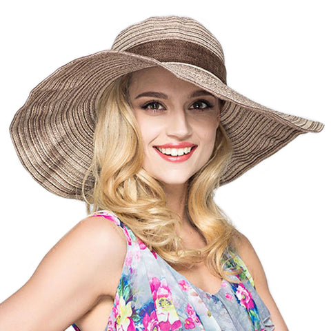 Image of Big Brim Bowknot Floppy Sunhat - Itopfox