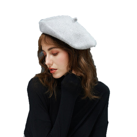 Image of Beret Hat With Starry Pearl - Itopfox