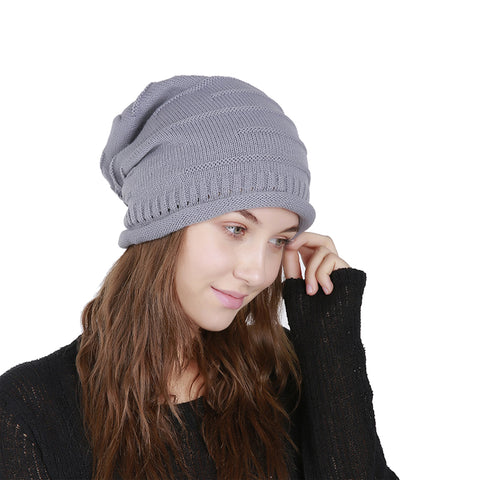 Image of Chunky Knit Skully Beanie Hat - Itopfox