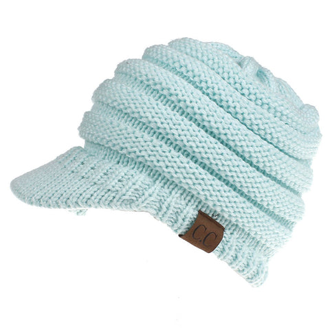 Image of Chunky Cable Knit Skullies Beanie (With CC Label) - Itopfox