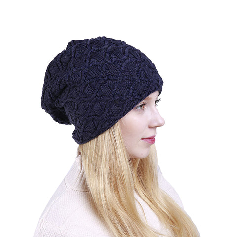 Image of Cable Knit Skullies Cap Beanie - Itopfox