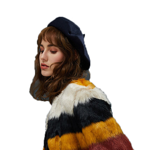 Image of Winter Stylish Beret Hat - Itopfox