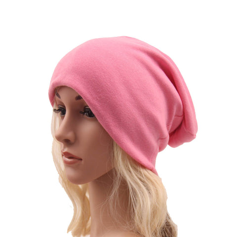 Image of Casual Cotton Knit Skully Beanie Hat - Itopfox