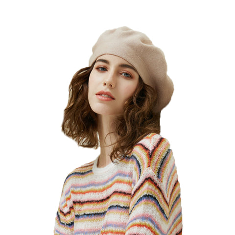 Image of Winter Stylish Beret Hat - Itopfox