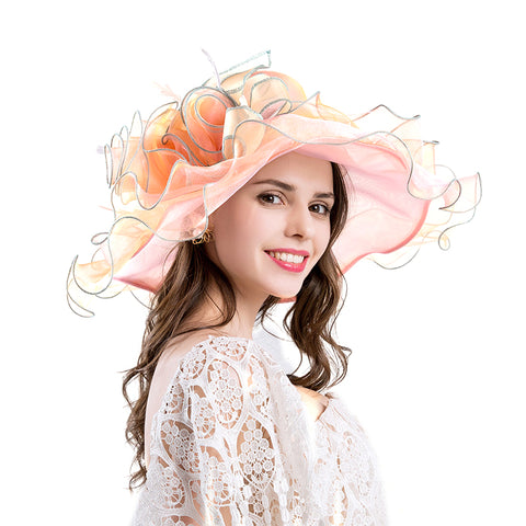 Image of Organza Tea Party Kentucky Derby Hat - Itopfox