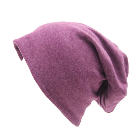Image of Casual Cotton Knit Skully Beanie Hat - Itopfox