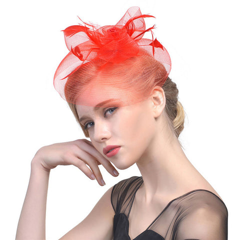 Image of Cocktail Tea Party Fascinators Hat - Itopfox