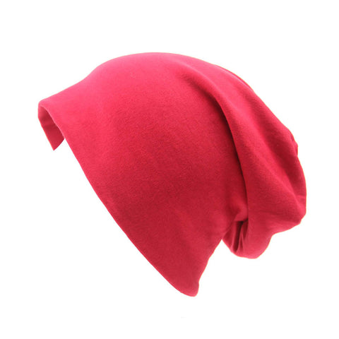Image of Casual Cotton Knit Skully Beanie Hat - Itopfox