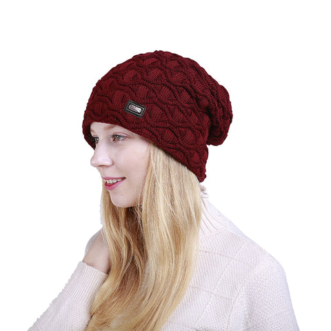 Image of Cable Knit Skullies Cap Beanie - Itopfox