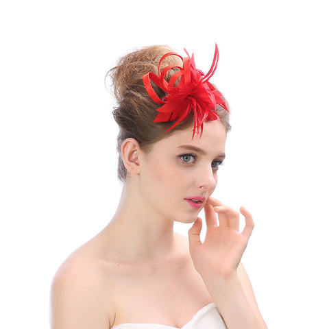Image of Cocktail Bridal Fascinator Hat - Itopfox