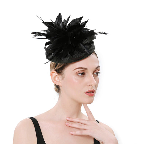 Image of Cocktail Tea Party Fascinators Hat - Itopfox