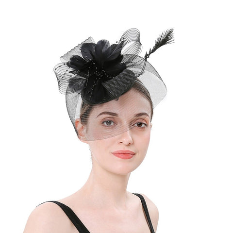 Image of Fascinators Wedding Party Hat - Itopfox