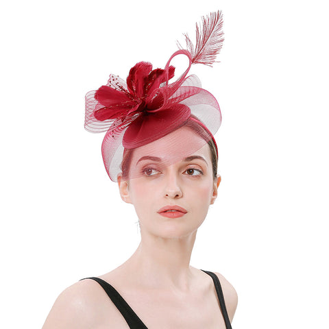 Image of Fascinators Wedding Party Hat - Itopfox
