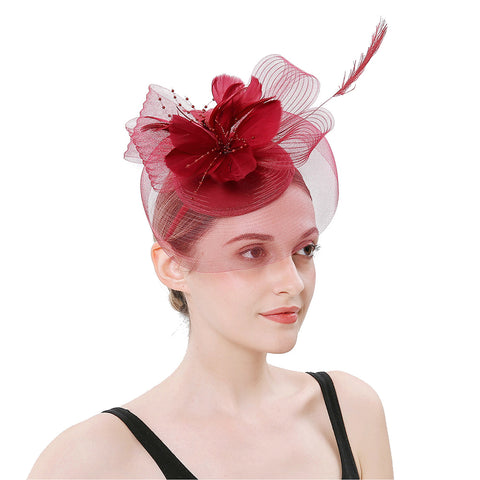 Image of Fascinators Wedding Party Hat - Itopfox