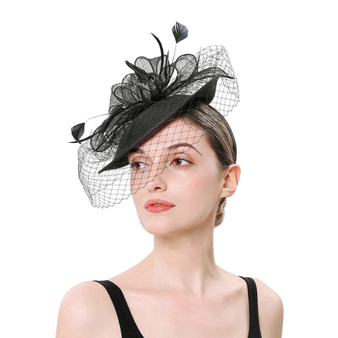 Image of Cocktail Tea Party Fascinators Hat - Itopfox