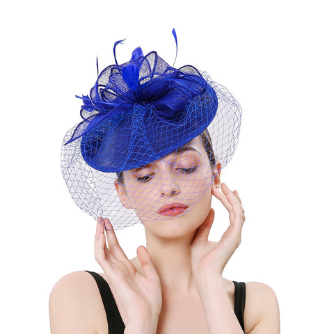 Image of Cocktail Tea Party Fascinators Hat - Itopfox