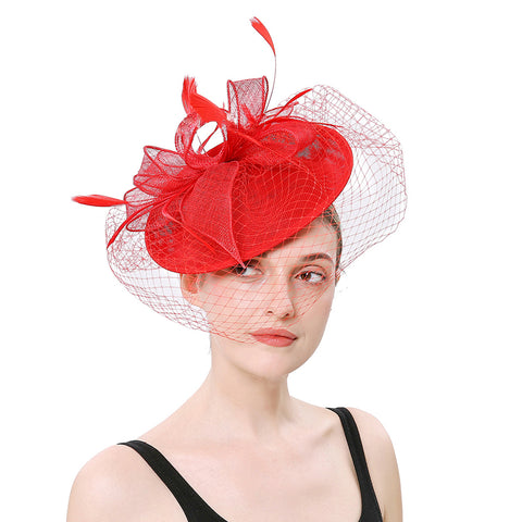 Image of Cocktail Tea Party Fascinators Hat - Itopfox