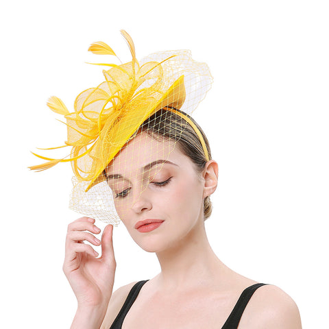 Image of Cocktail Tea Party Fascinators Hat - Itopfox