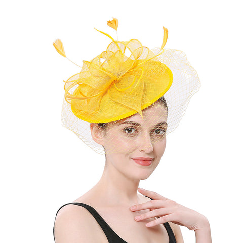 Image of Cocktail Tea Party Fascinators Hat - Itopfox