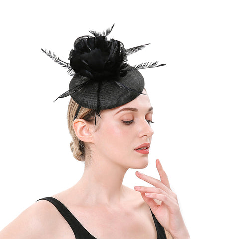 Image of Veil Fascinator Wedding Hat - Itopfox