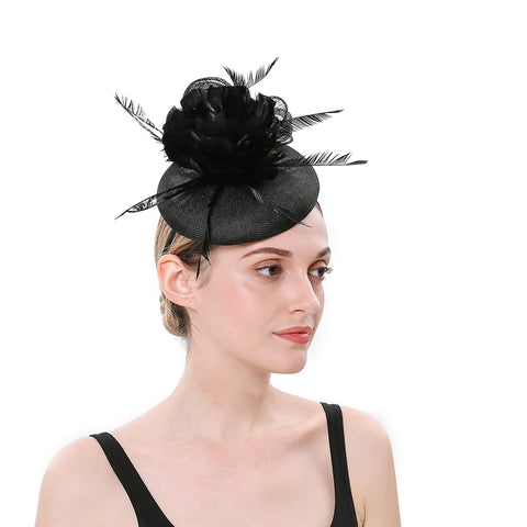 Image of Veil Fascinator Wedding Hat - Itopfox
