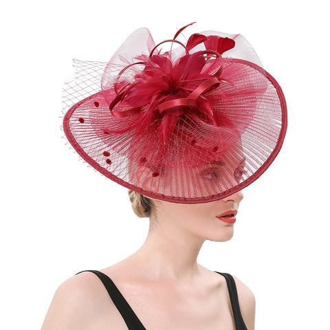 Veil Mesh  Fascinator Hat - Itopfox