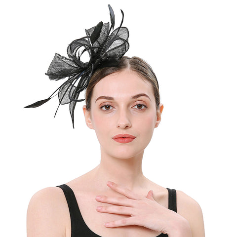 Image of Tea Party Derby Fascinators Hat - Itopfox