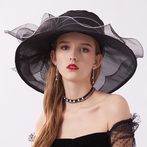 Image of Wide Brim Tea Party Kentucky Derby Hats