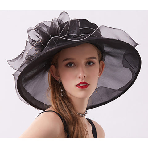Image of Wide Brim Tea Party Kentucky Derby Hats