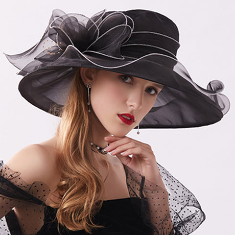 Image of Wide Brim Tea Party Kentucky Derby Hats
