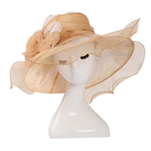Image of Organza Church Kentucky Derby Hat - Itopfox