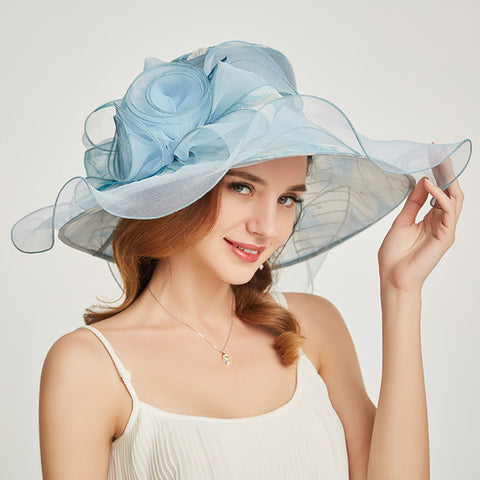 Image of Organza Church Kentucky Derby Hat - Itopfox