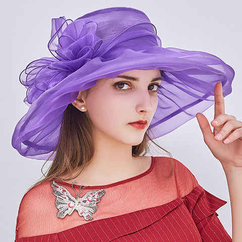 Image of Bridal Tea Party Kentucky Derby Hat - Itopfox