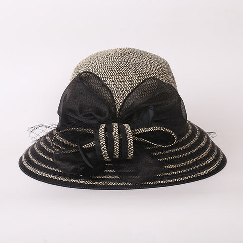Image of Organza Kentucky Derby Cloche Sunhat - Itopfox