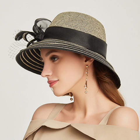Image of Organza Kentucky Derby Cloche Sunhat - Itopfox
