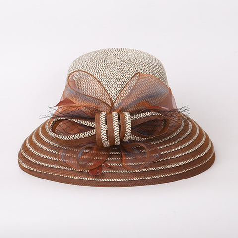 Image of Organza Kentucky Derby Cloche Sunhat - Itopfox