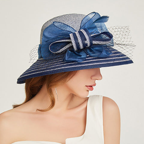 Image of Organza Kentucky Derby Cloche Sunhat - Itopfox
