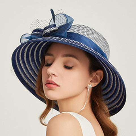 Image of Organza Kentucky Derby Cloche Sunhat - Itopfox