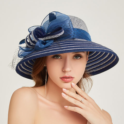 Image of Organza Kentucky Derby Cloche Sunhat - Itopfox