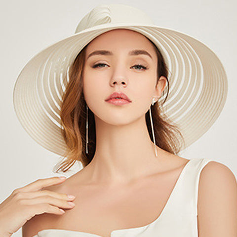 Image of Foldable Floppy Beach Cloche Hat - Itopfox