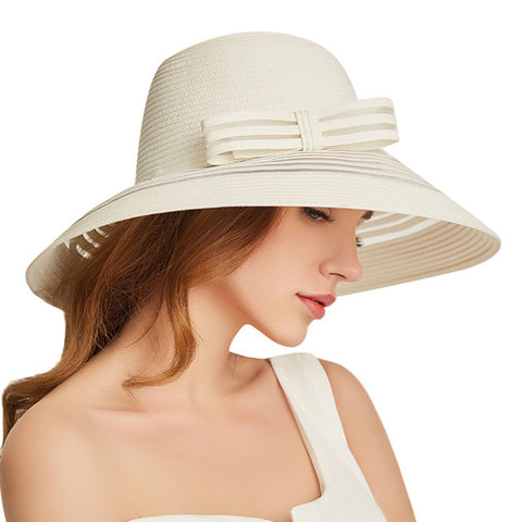 Image of Foldable Floppy Beach Cloche Hat - Itopfox