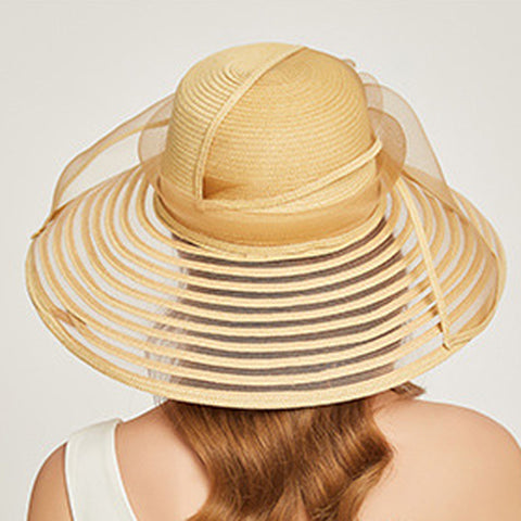 Image of Wide Brim Cloche Sun Hat - Itopfox