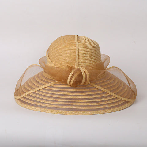 Image of Wide Brim Cloche Sun Hat - Itopfox