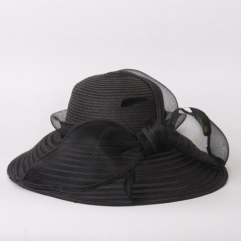 Image of Wide Brim Cloche Sun Hat - Itopfox